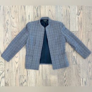 Kasper Vintage Women’s Wool Polyester Blend Blazer with Pockets Size 12